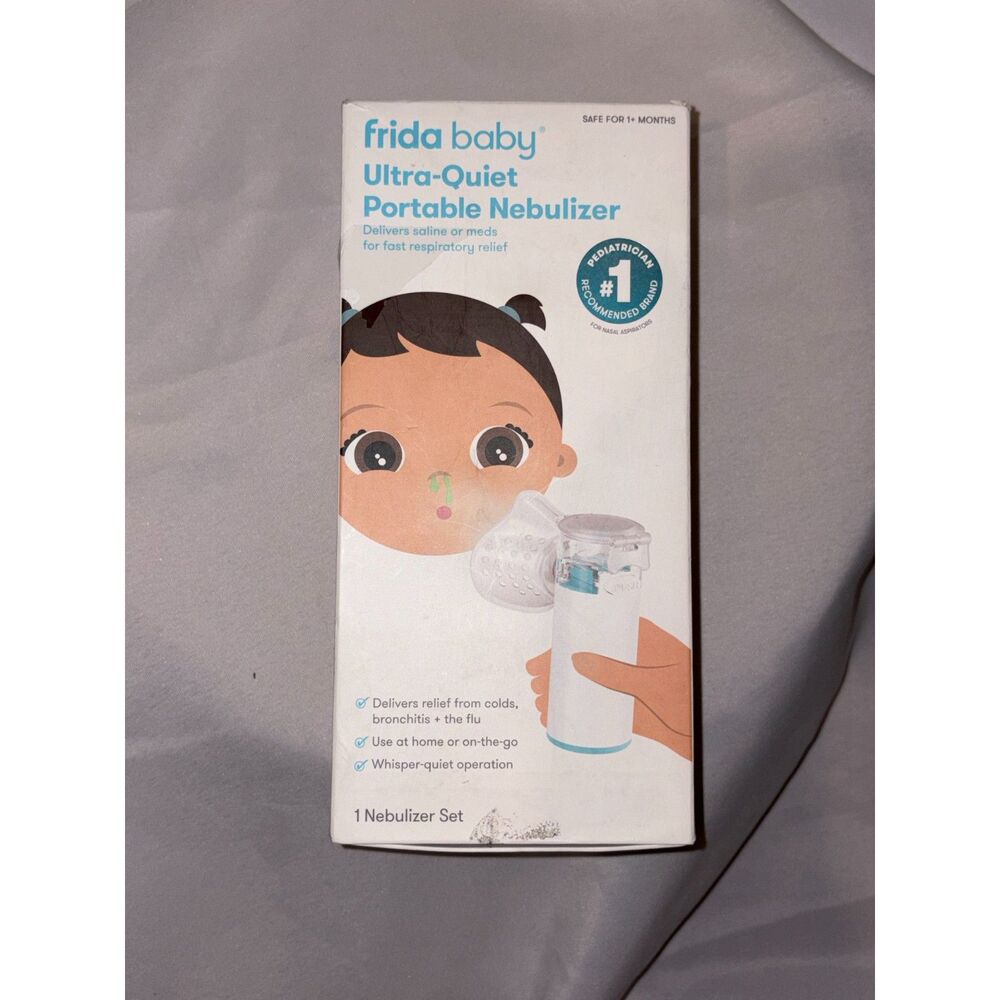 Frida Baby Ultra Quiet Portable Nebulizer Compact Travel Respiratory Device